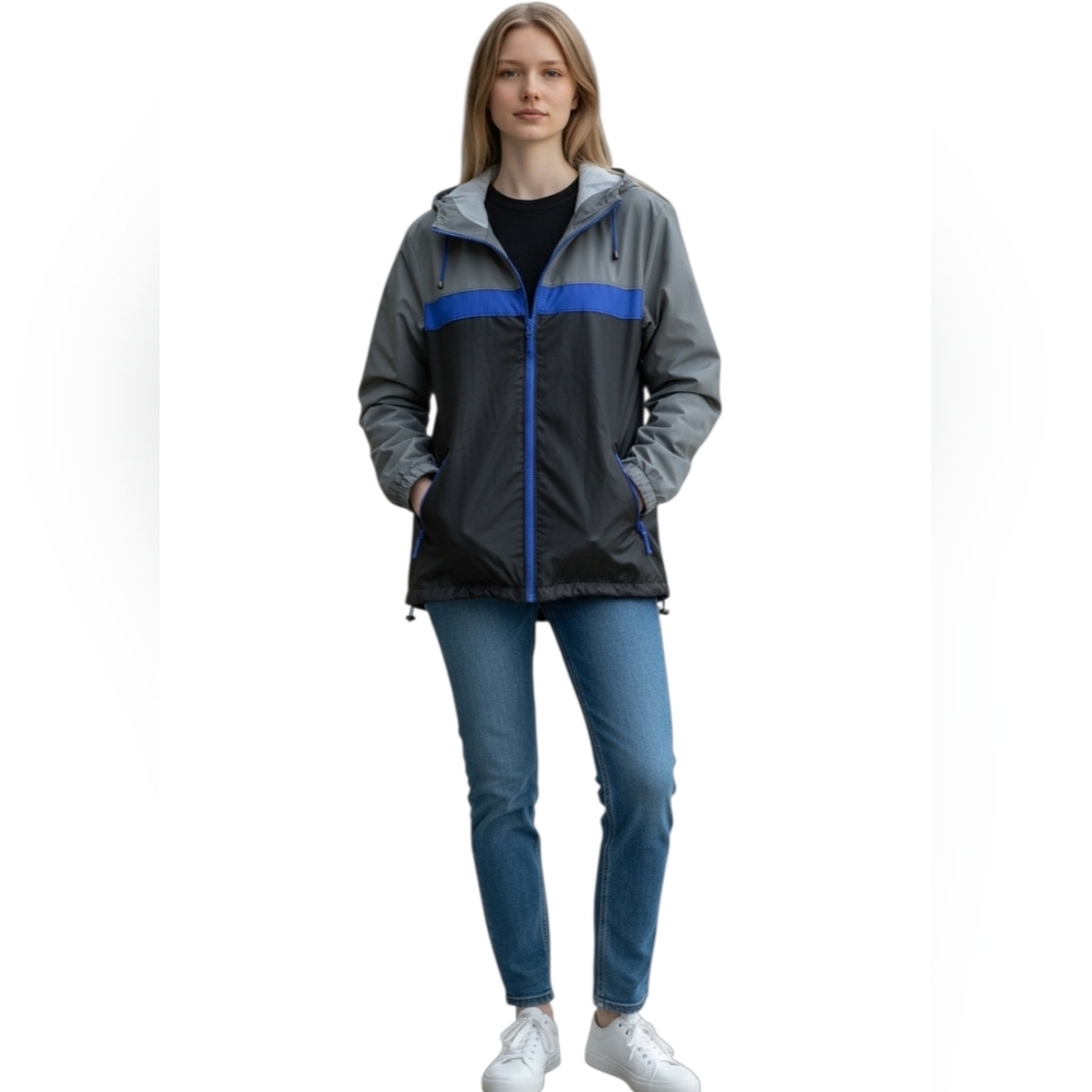 Rains Waterproof Light Weight Rain Jacket Womans XS/S With Hood